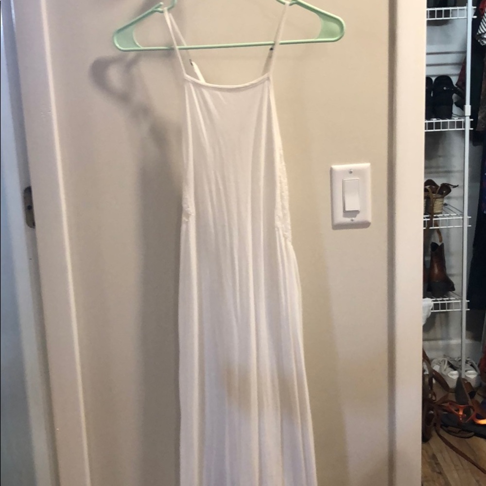 White roxy maxi dress